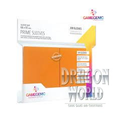 Standard Sleeves - Orange - 100CT - Gamegenic